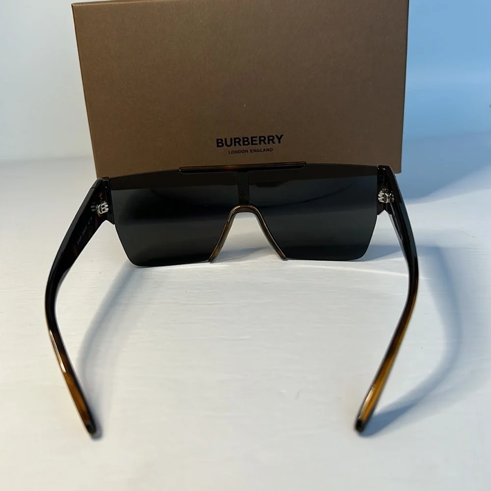 New- Burberry Sunglasses Men's B-4291 3002/87 Dark Havana/Dark Grey 38-138-140